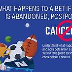 what happens if you bet on a game and it gets cancelled